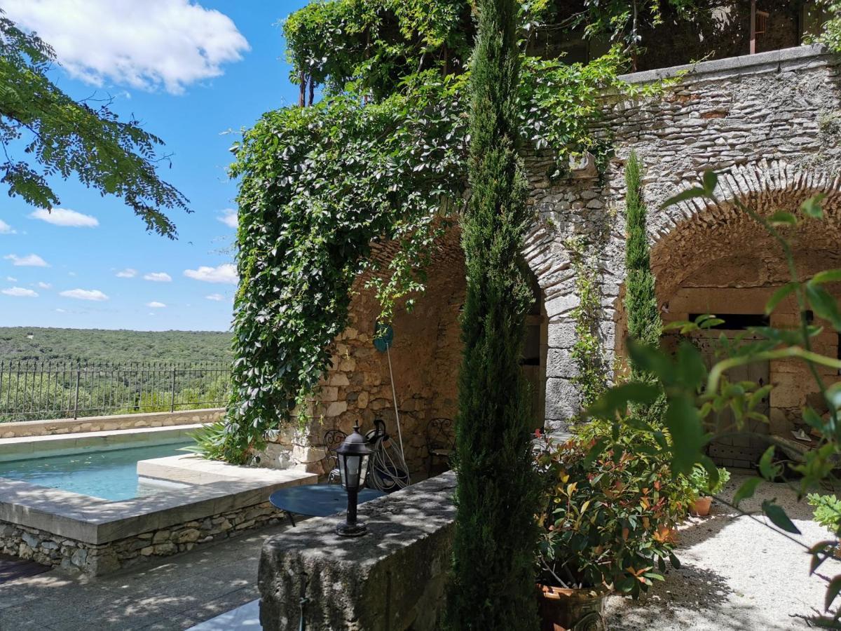 Domaine d'Audabiac Bed and Breakfast Lussan  Esterno foto